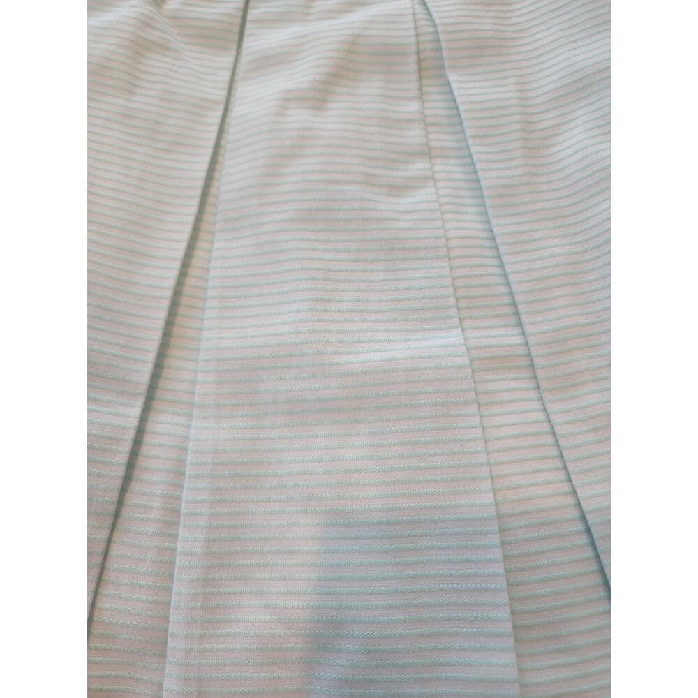 Janie and Jack Girls Mint Green Pinstripe 2pc Outfit Sz 6 - Picture 2 of 6